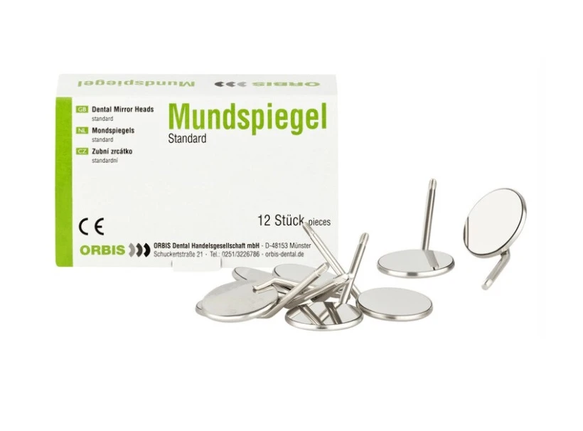 Lusterka ORBIS #4 płaskie 12szt. 22mm, stal nierdzewna